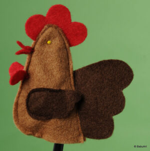 Fingerpuppe Huhn