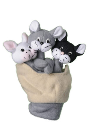 Fünffinger Handpuppe Kätzchen